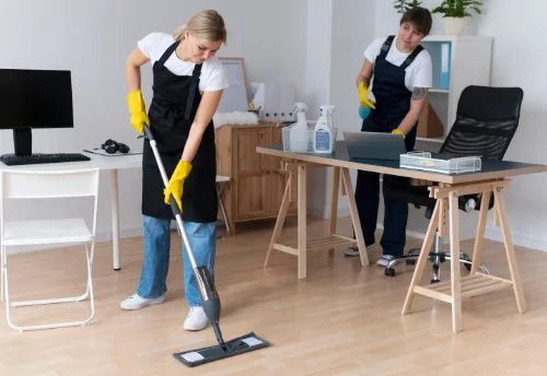 Nettoyage de bureau professionnel à la Mesnière